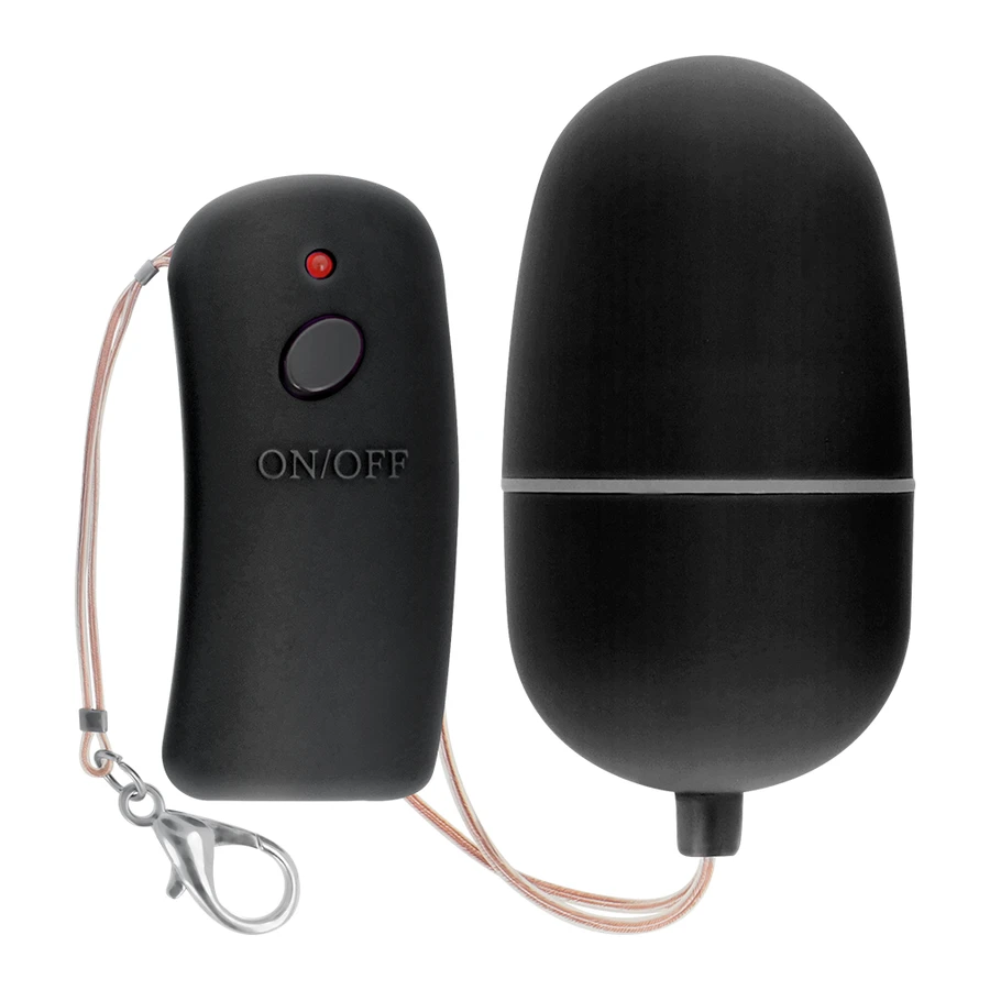 ONLINE - OVO VIBRANTE COM CONTROLE REMOTO PRETO